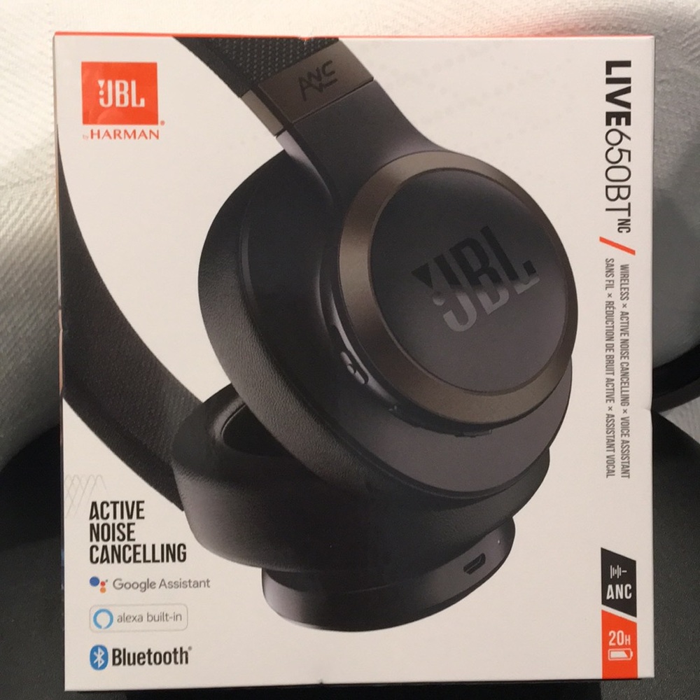 JBL Active Noise Cancelling Bluetooth Headphones
